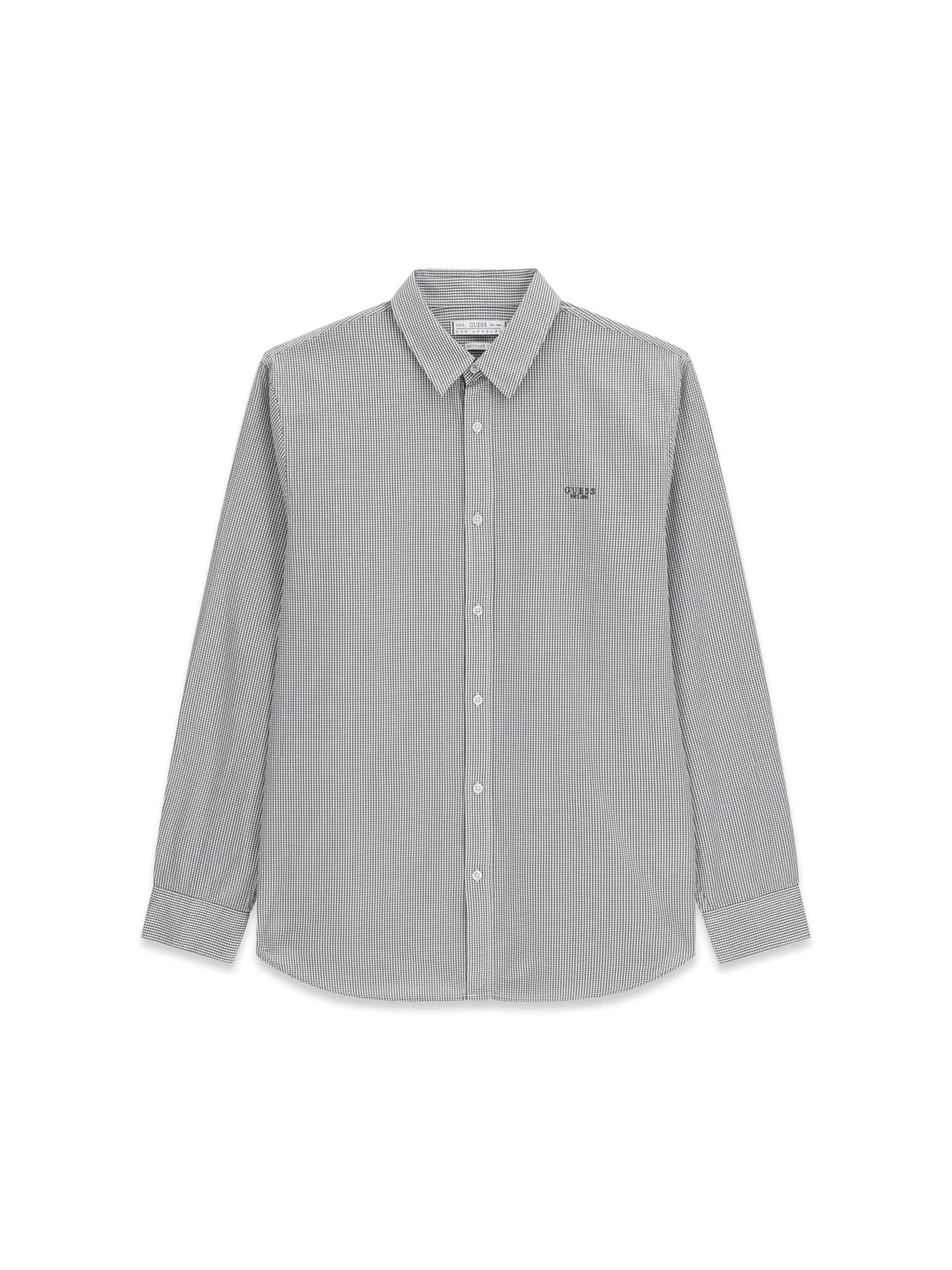 GUESS Button Up Shirt in XS in Olive / White, Item view