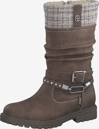 s.Oliver Boots in Mocha / Grey / Silver, Item view