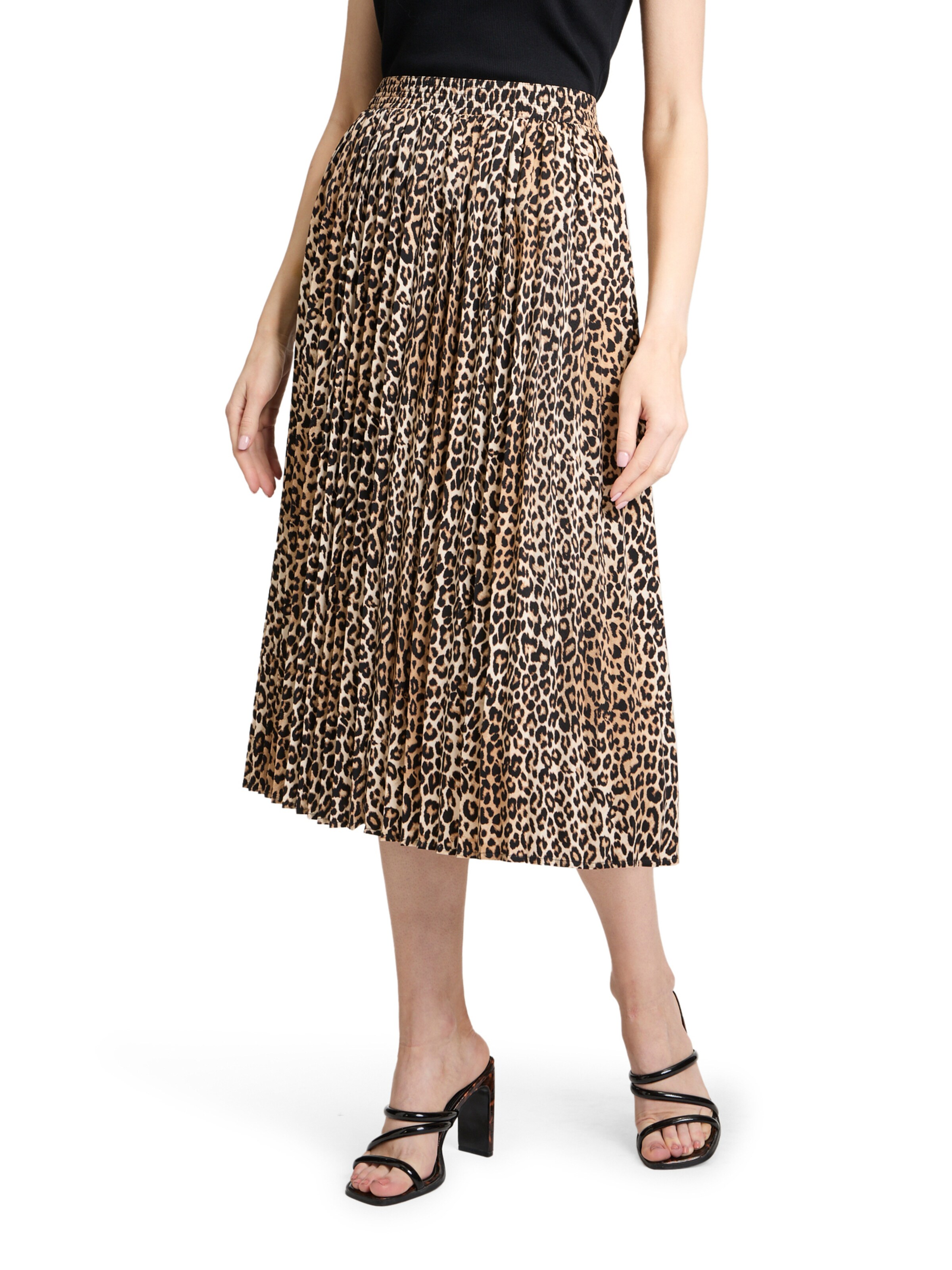 Jupe Betty Barclay en beige : devant