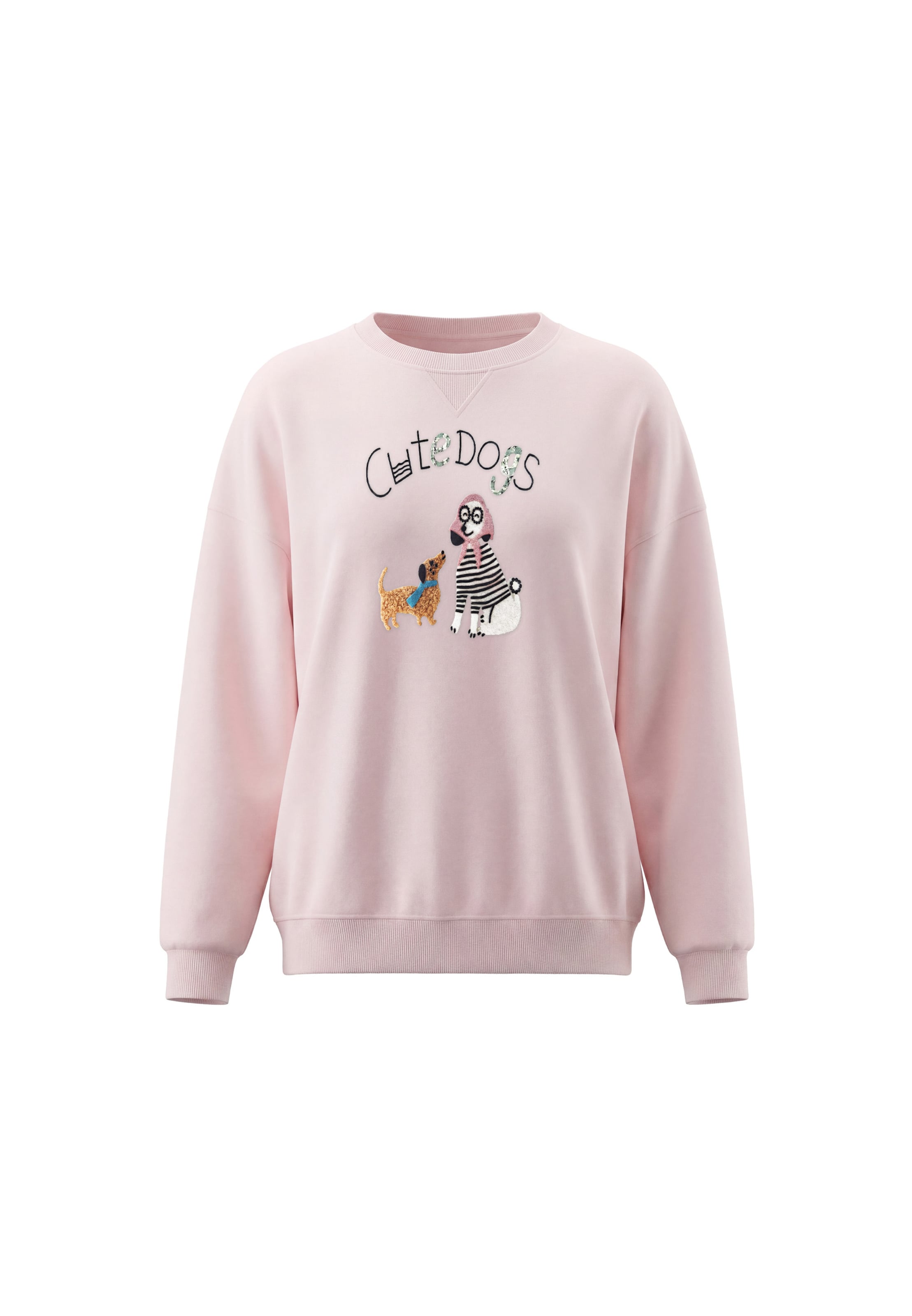 MYMO Sweatshirt in Roze: voorkant