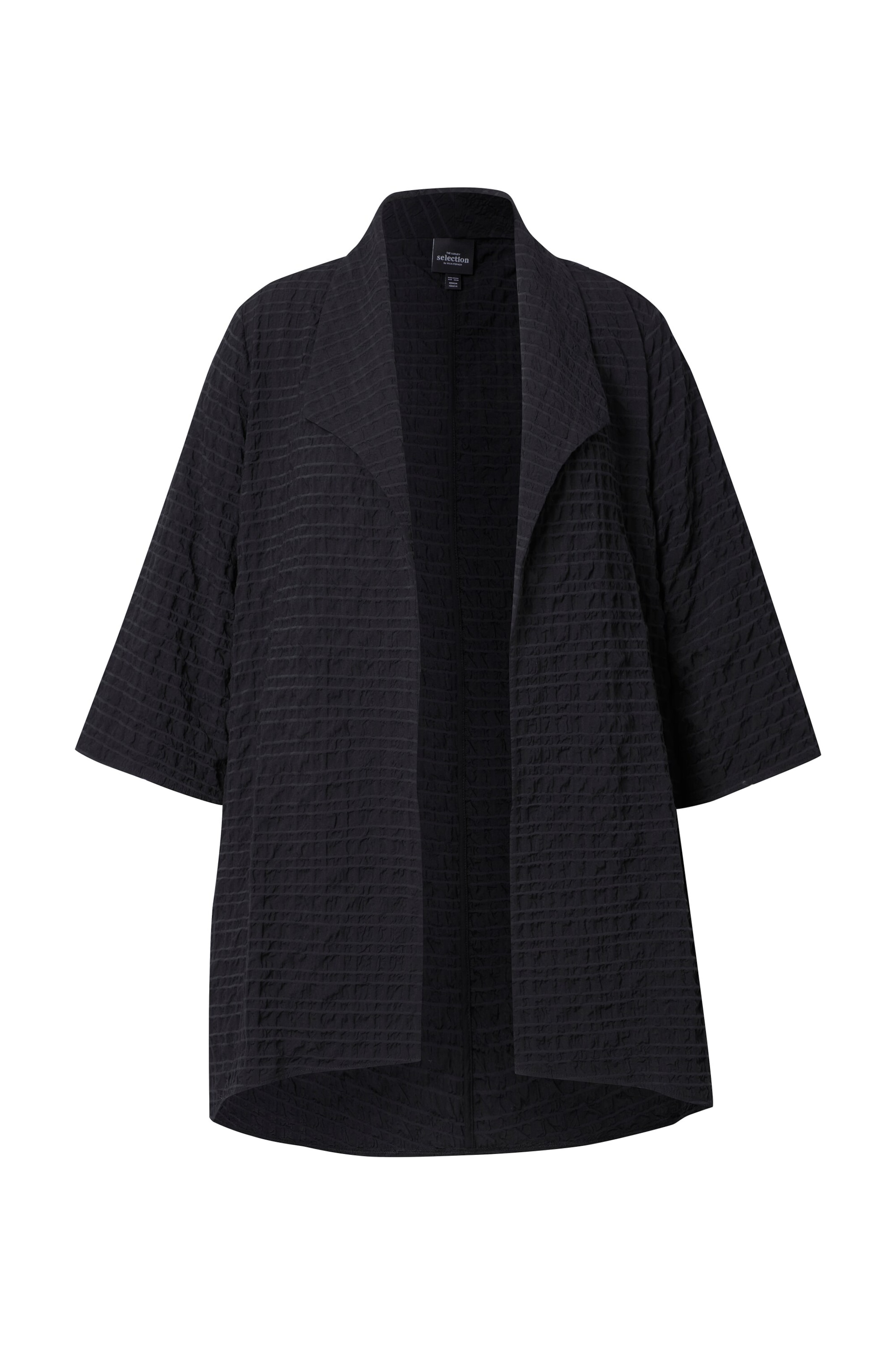 Ulla Popken Jacke in Schwarz: Vorderseite