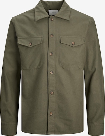 Chemise 'Eddie' JACK & JONES en vert : devant