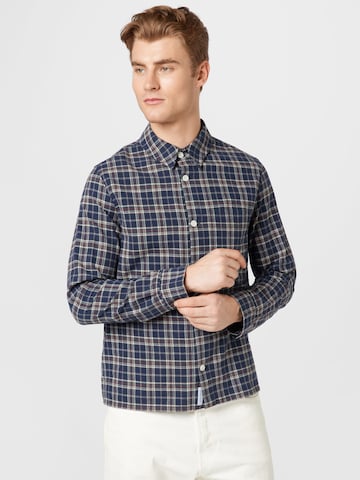 Rotholz - Ajuste regular Camisa en azul: frente