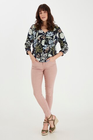 Fransa Blouse in Blauw