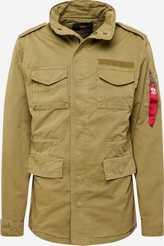 ALPHA INDUSTRIES Tussenjas 'Huntington' in Groen: voorkant