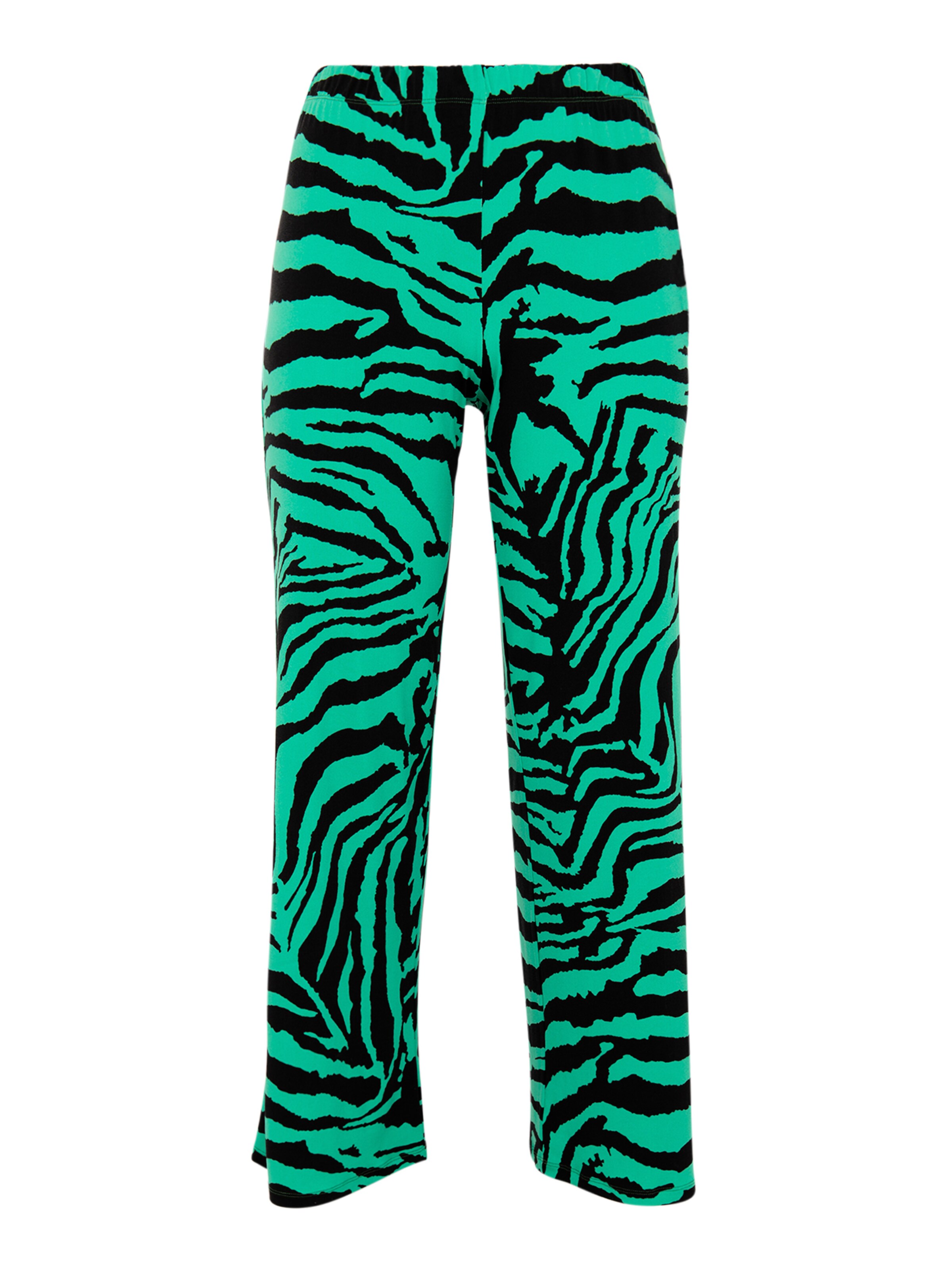 Wide Leg Pantalon YOEK en vert : devant