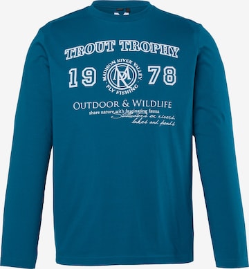 Men Plus Shirt in Blau: Vorderseite