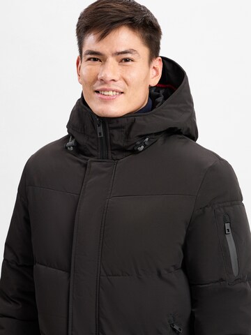 Finshley & Harding Winterjas in Zwart