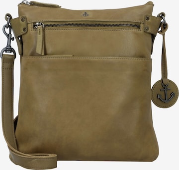 Borsa a tracolla di Harbour 2nd in verde: frontale