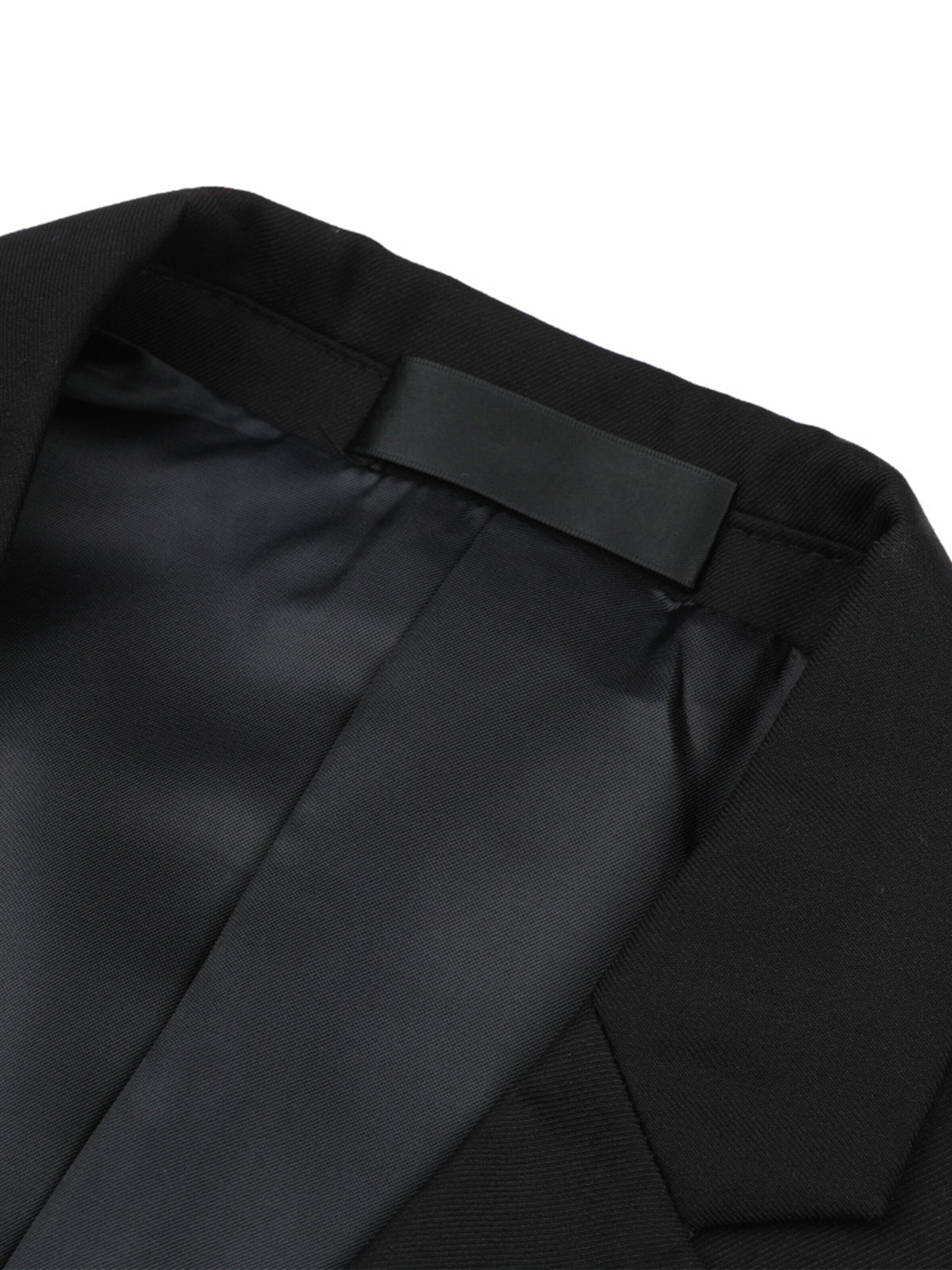 YOUTHUP Slim fit Suit Jacket in Black