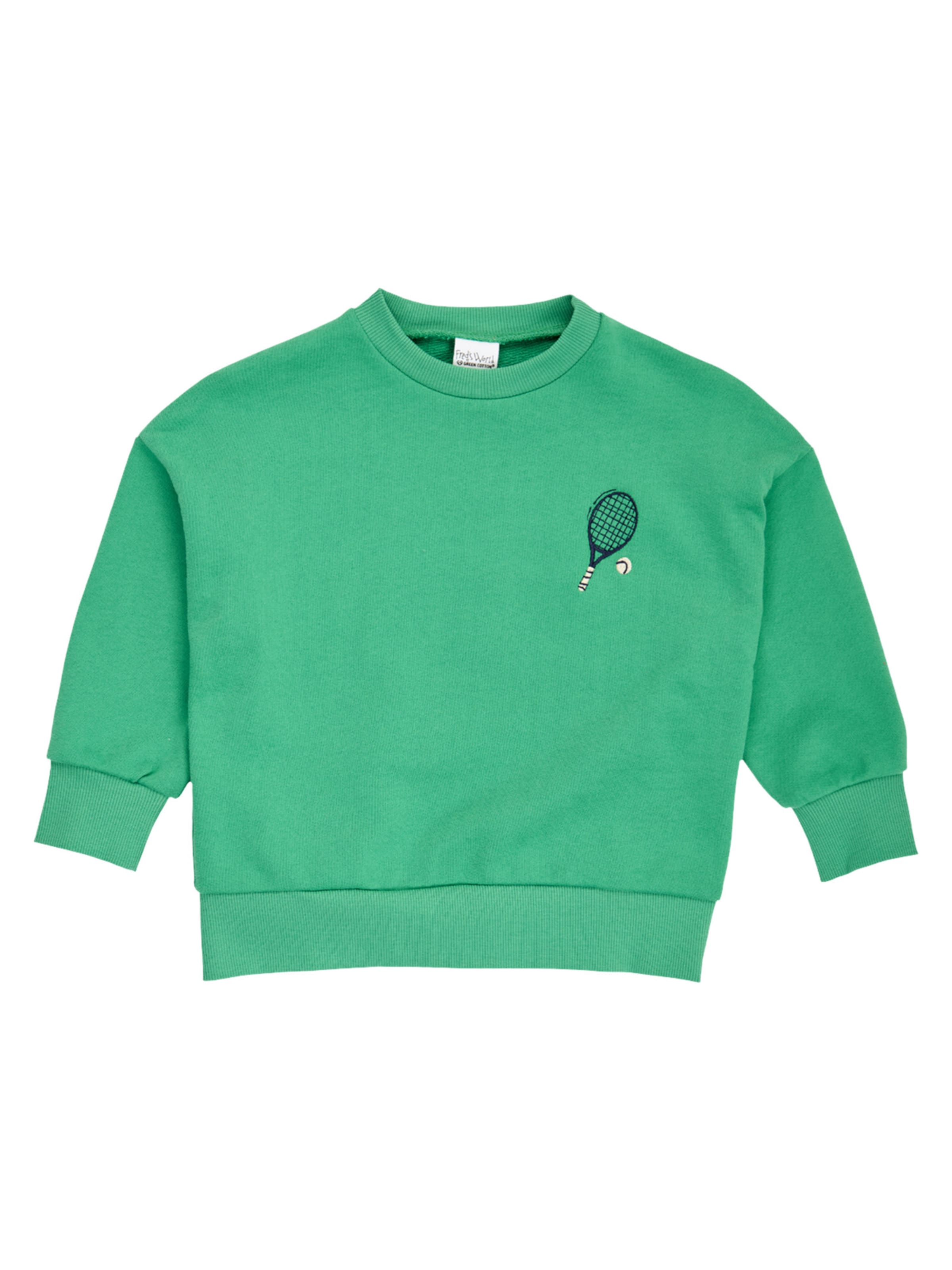 Fred's World by GREEN COTTON Sweatshirt in Green: front