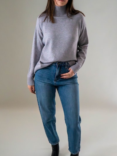 WEARABLE STORIES Sweater 'Riske' in Light grey, Item view