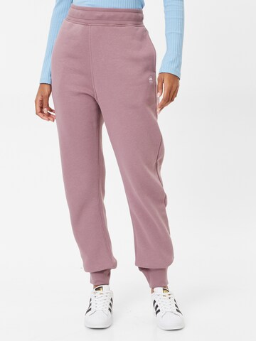 G-STAR Tapered Broek in Lila: voorkant