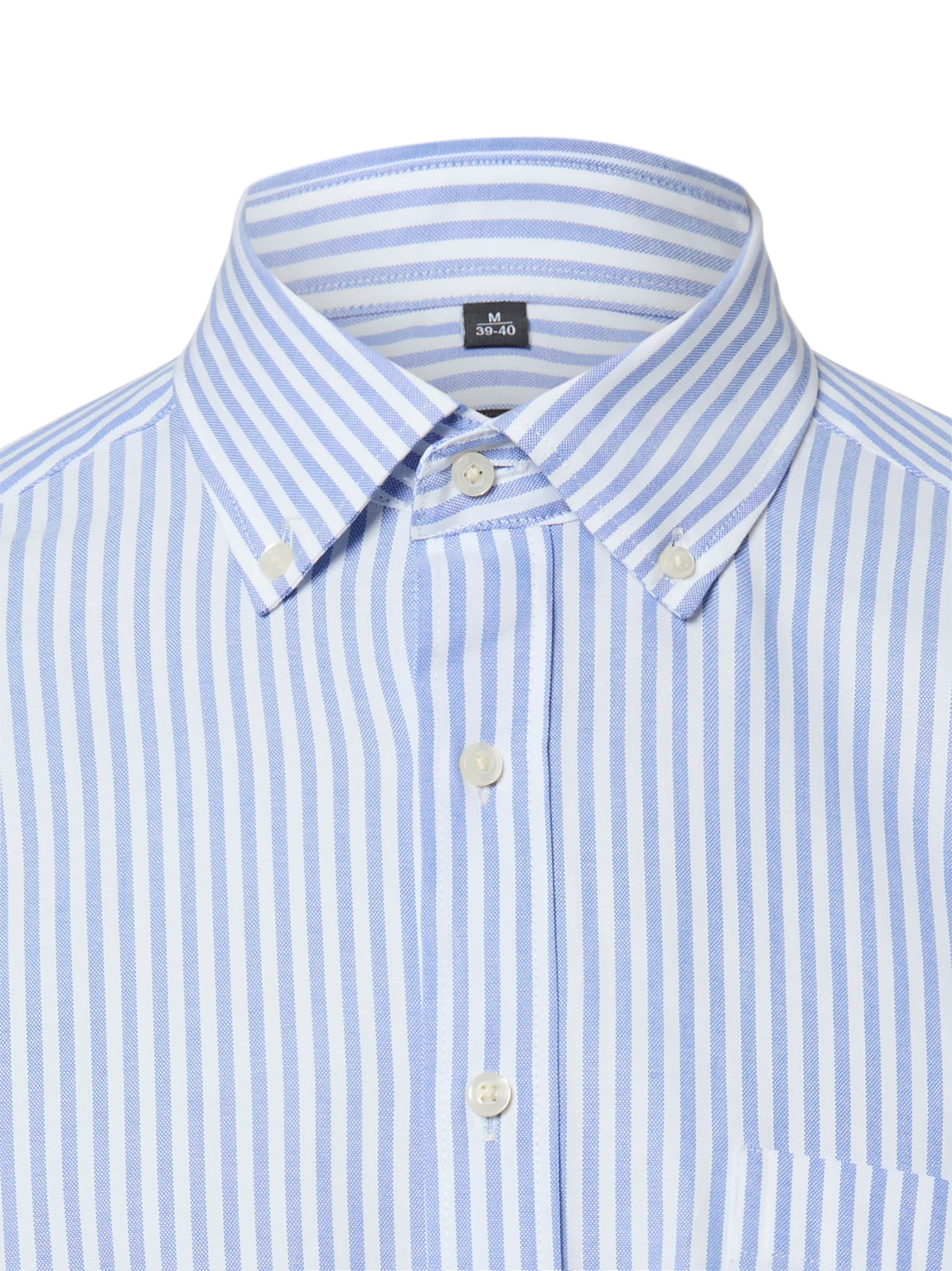 Nils Sundström Regular fit Button Up Shirt in Blue