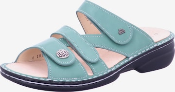 Finn Comfort Mules 'Ventura Soft' in Green: front