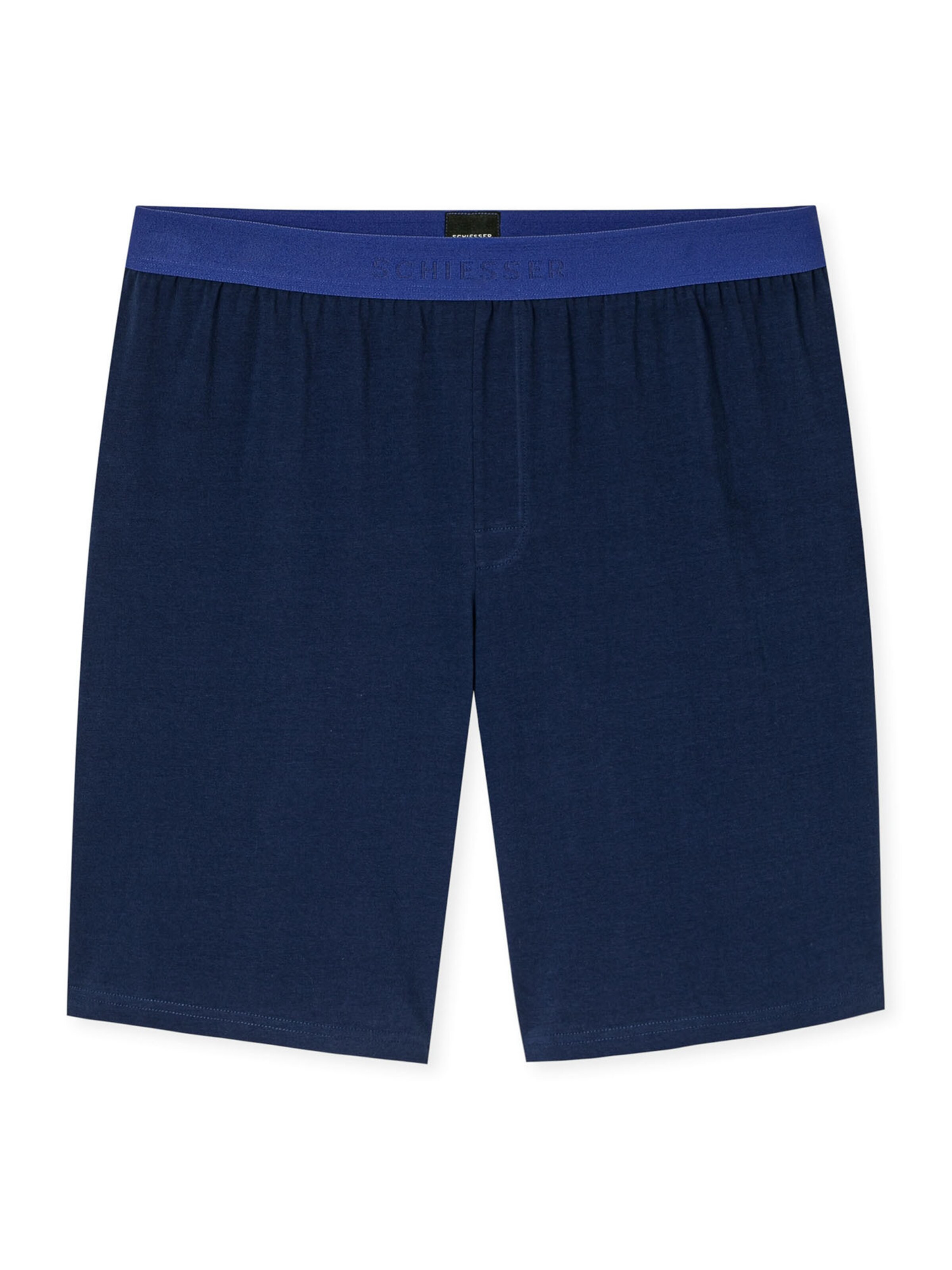 SCHIESSER Pyjama lang ' 95/5 ' in Blauw