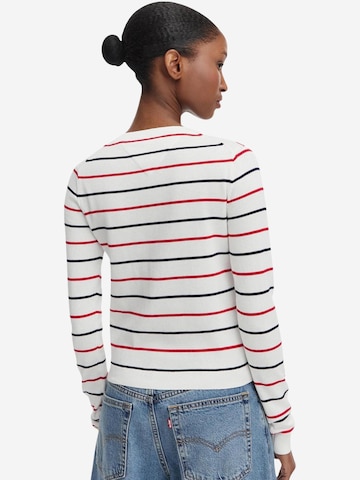 Tommy Jeans - Cárdigan 'TJW ESSENTIAL CREW N DW0DW20976' en blanco