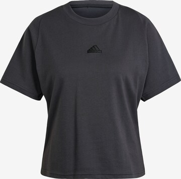 ADIDAS SPORTSWEAR - Camisa funcionais 'Z.N.E.' em preto: frente