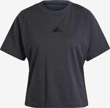 Maglia funzionale 'Z.N.E.' di ADIDAS SPORTSWEAR in nero: frontale