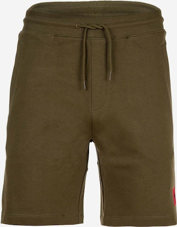 HUGO Broek in Groen: voorkant