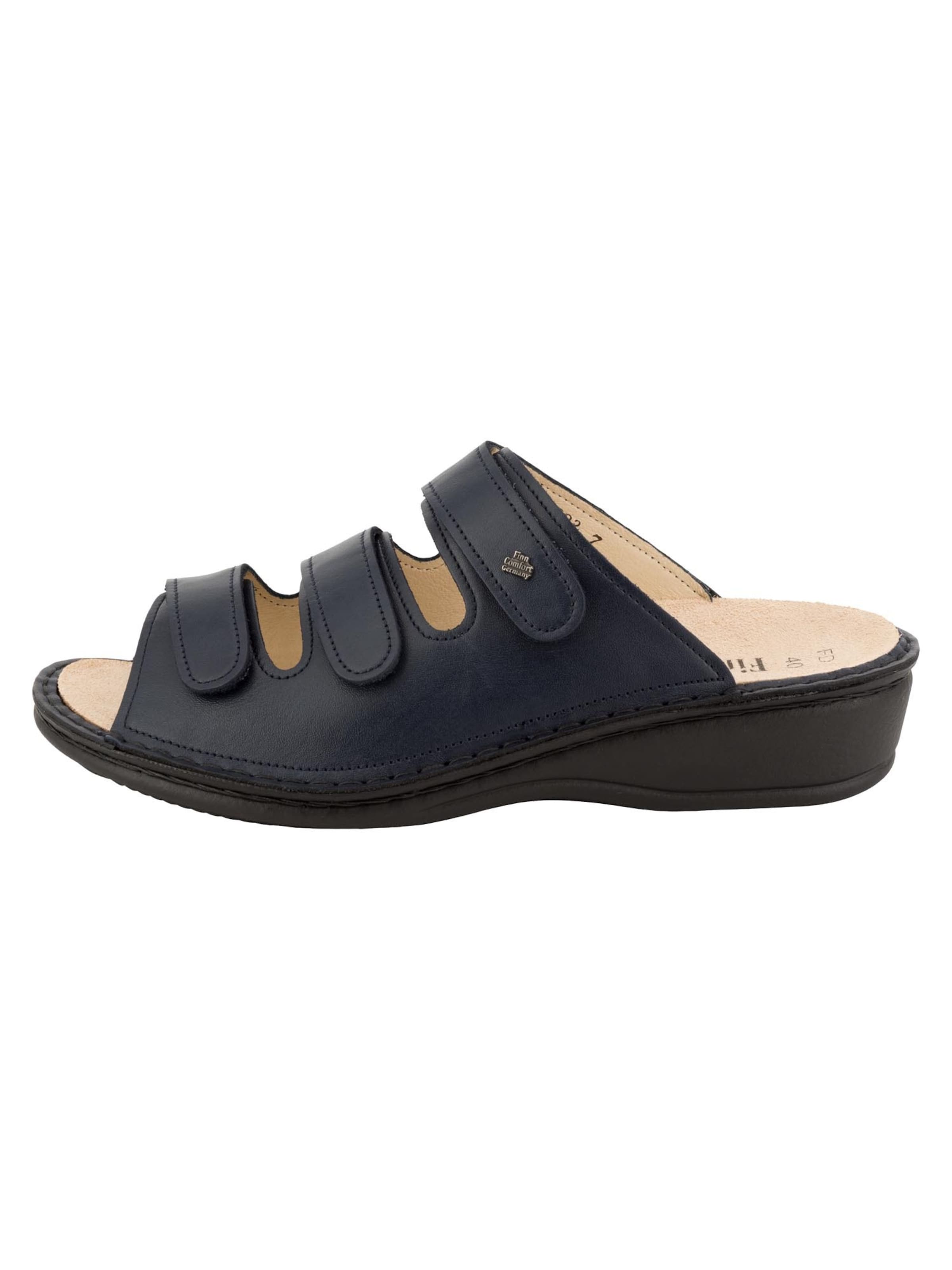 Finn Comfort Mule 'PISA' in Blue: front