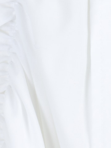 ABOUT YOU REBIRTH STUDIOS Blouse 'Shirred' in White