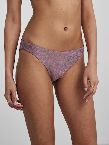 PIECES Bikiniunderdel 'BLING' i lila: framsida