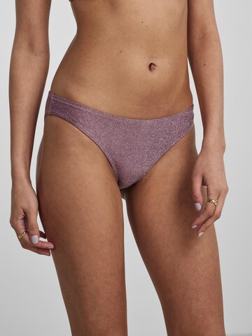 PIECES Bikini Bottoms 'BLING' in Purple: front