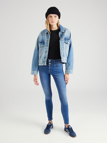 Skinny Jean 'WAUW' ONLY en bleu