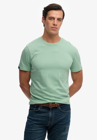 T-Shirt ' Essential' Superdry & Co en vert : devant