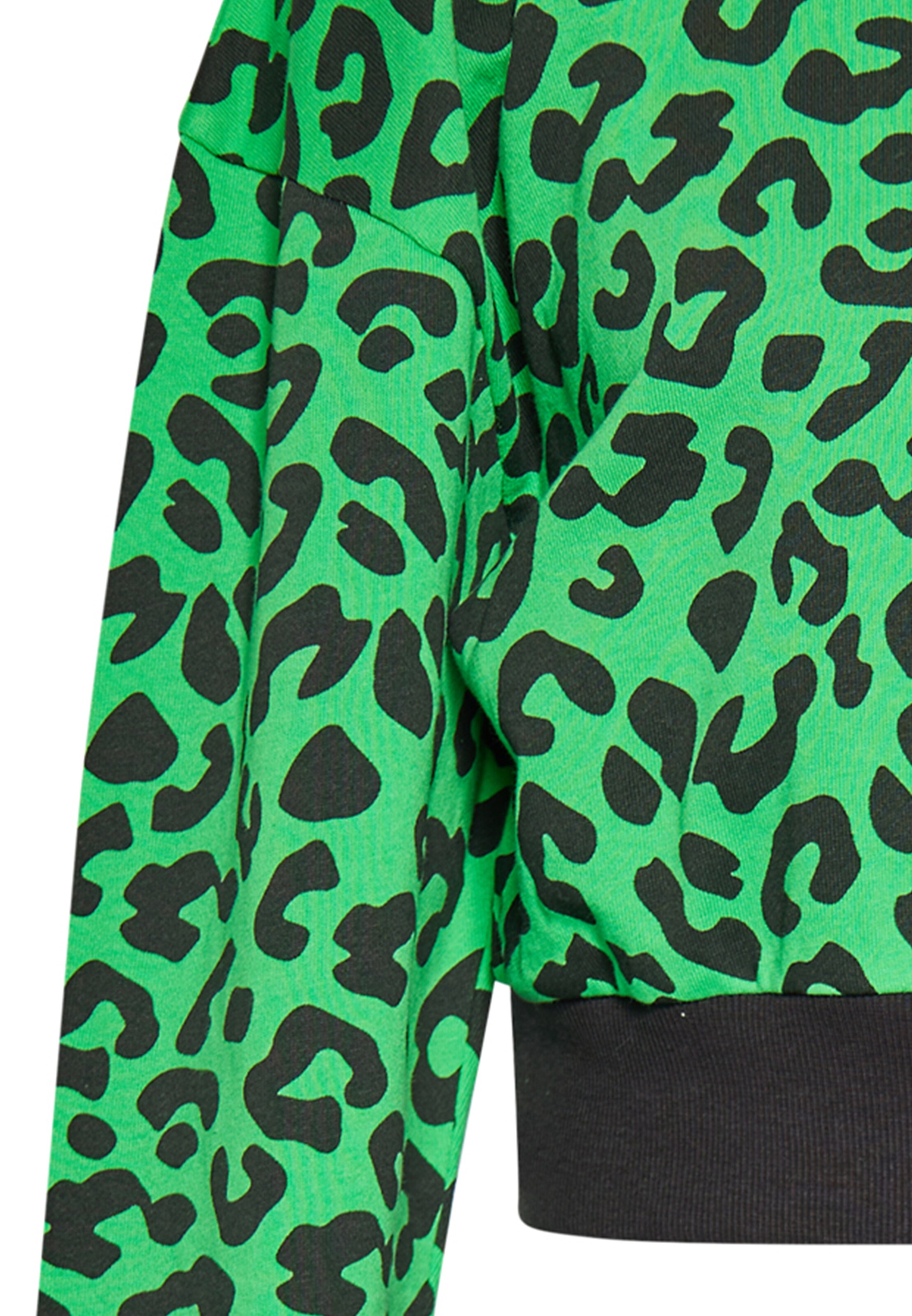 Bluză de molton de la swirly pe verde