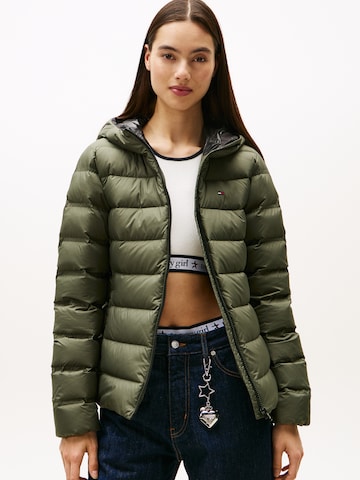 Tommy Jeans Jacke in Grün: Vorderseite