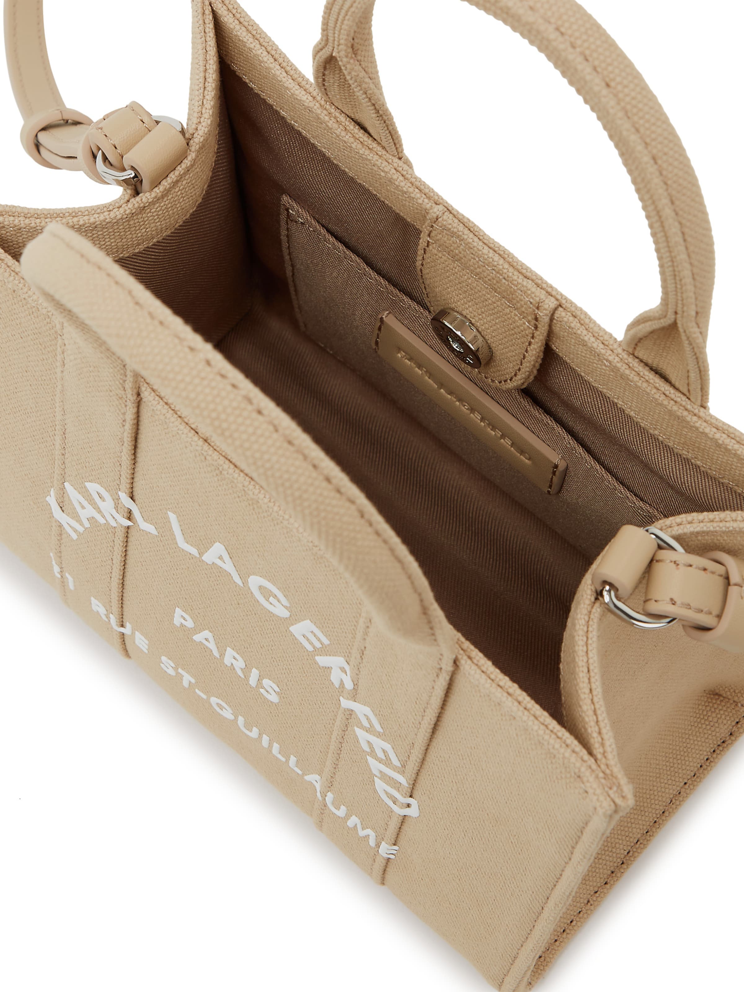 Shopper ' RUE ST-GUILLAUME MINI TOTE-BAG ' di Karl Lagerfeld in beige