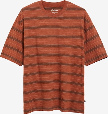 T-Shirt s.Oliver en marron : devant
