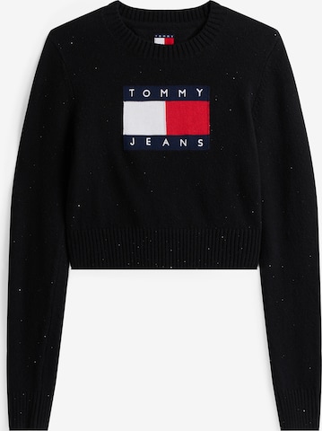 Pullover di Tommy Jeans in nero: frontale