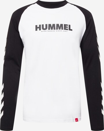 Hummel - Camisa funcionais em branco: frente