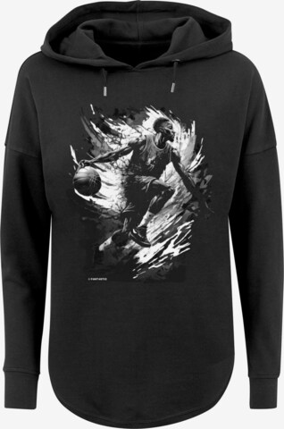 F4NT4STIC Sweatshirt 'Basketball Sports' in Black: front