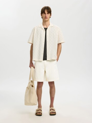 Loosefit Jeans di SELECTED in beige