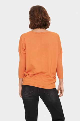 SAINT TROPEZ Sweter 'Mila' w kolorze pomarańczowy