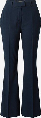 Flared Pantaloni con piega frontale di MORE & MORE in blu: frontale