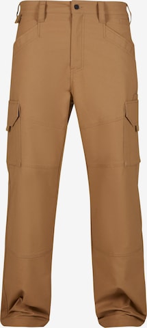 Pantalon cargo Brandit en beige : devant