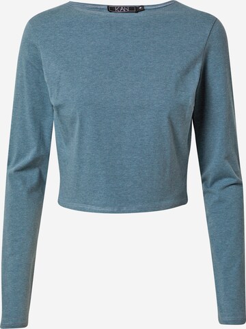 KAN Shirt 'CENOTE' in Blauw: voorkant