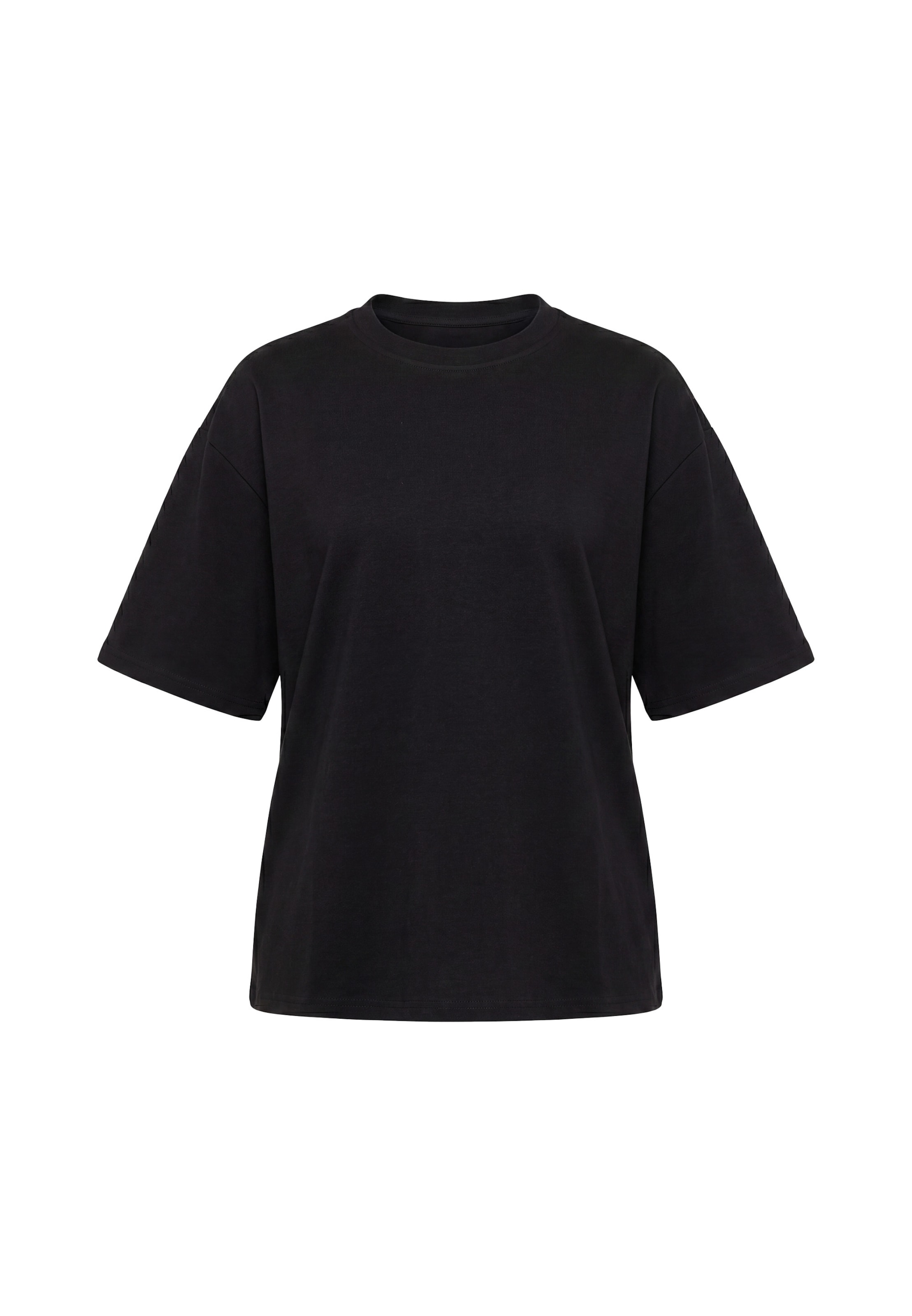 LYNNEA - Camisa em preto: frente
