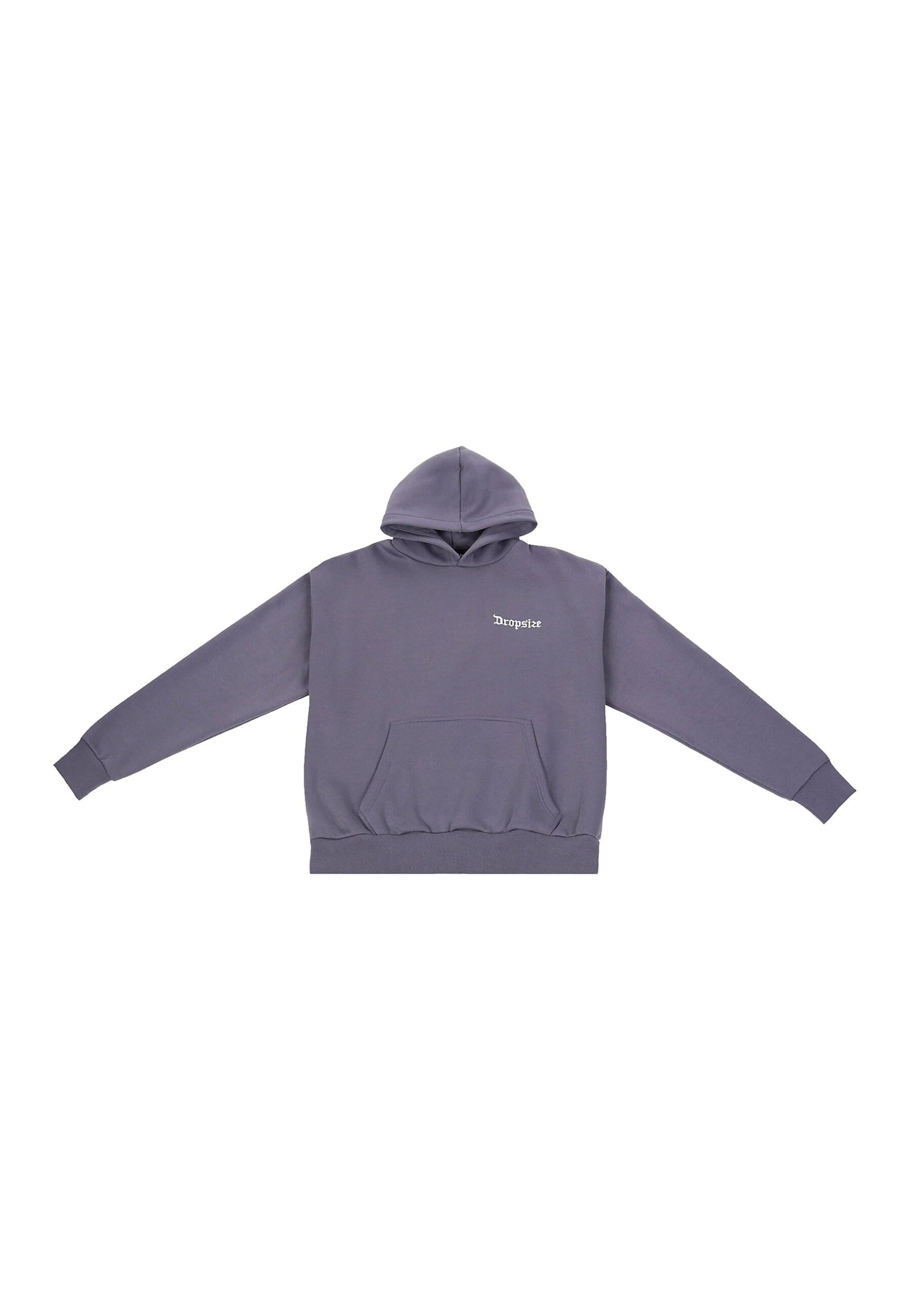 Dropsize Sweatshirt 'Enemies' in Grau: Vorderseite