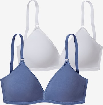 PETITE FLEUR Bra in Blue: front