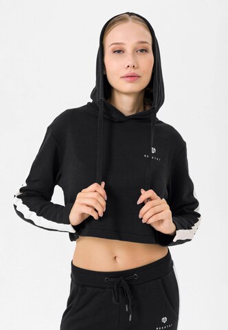 MOROTAI Sportief sweatshirt in Zwart: voorkant