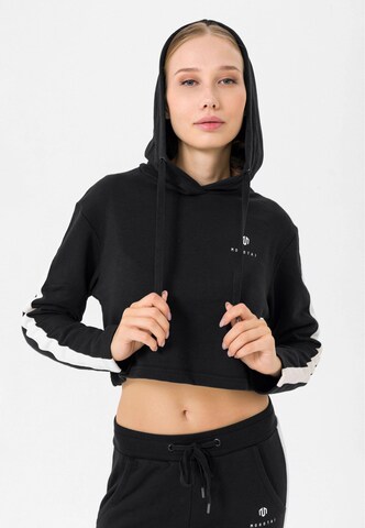 MOROTAI Athletic Sweatshirt in Black: front