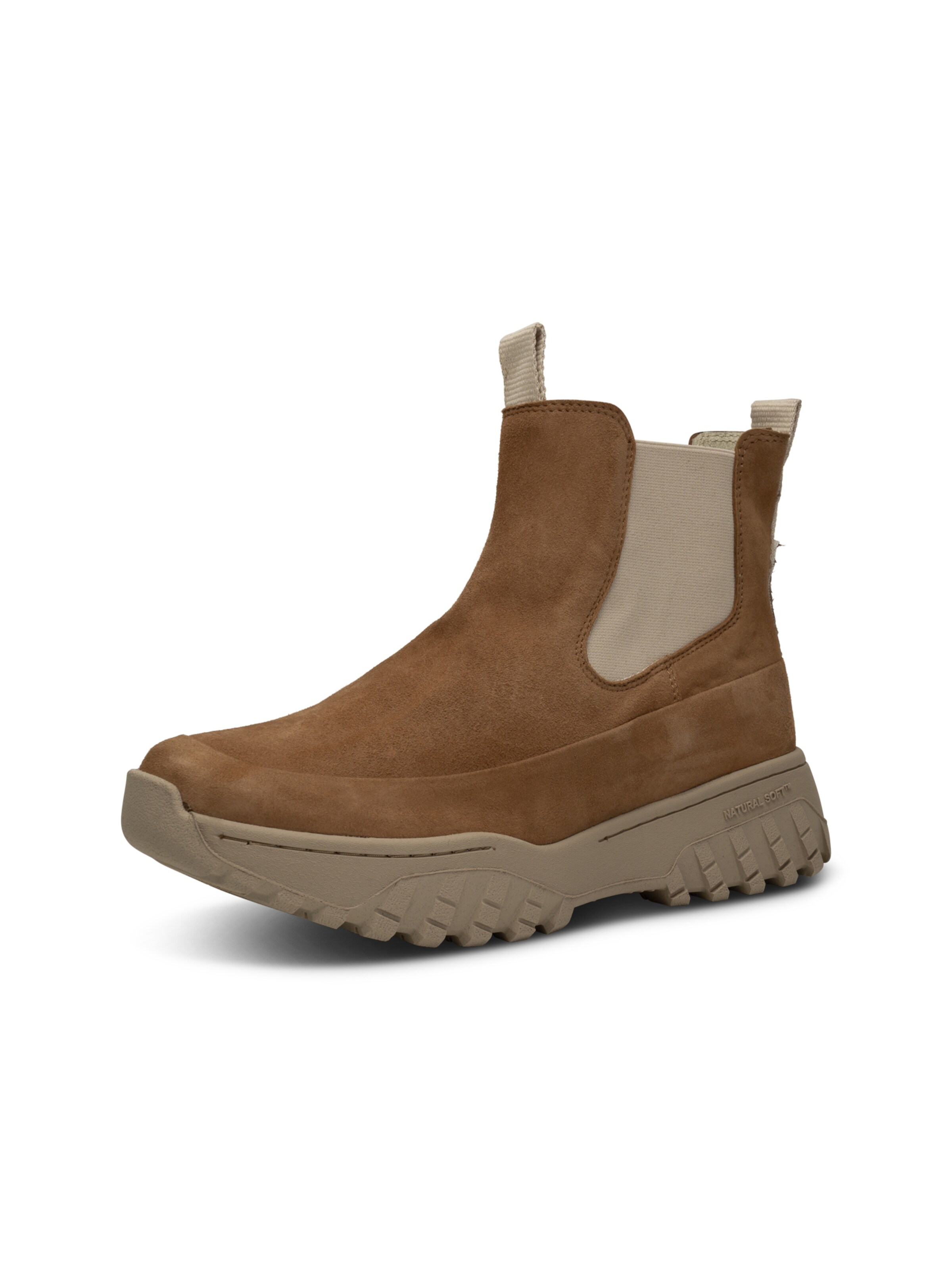 WODEN Chelsea Boots i brun: forside