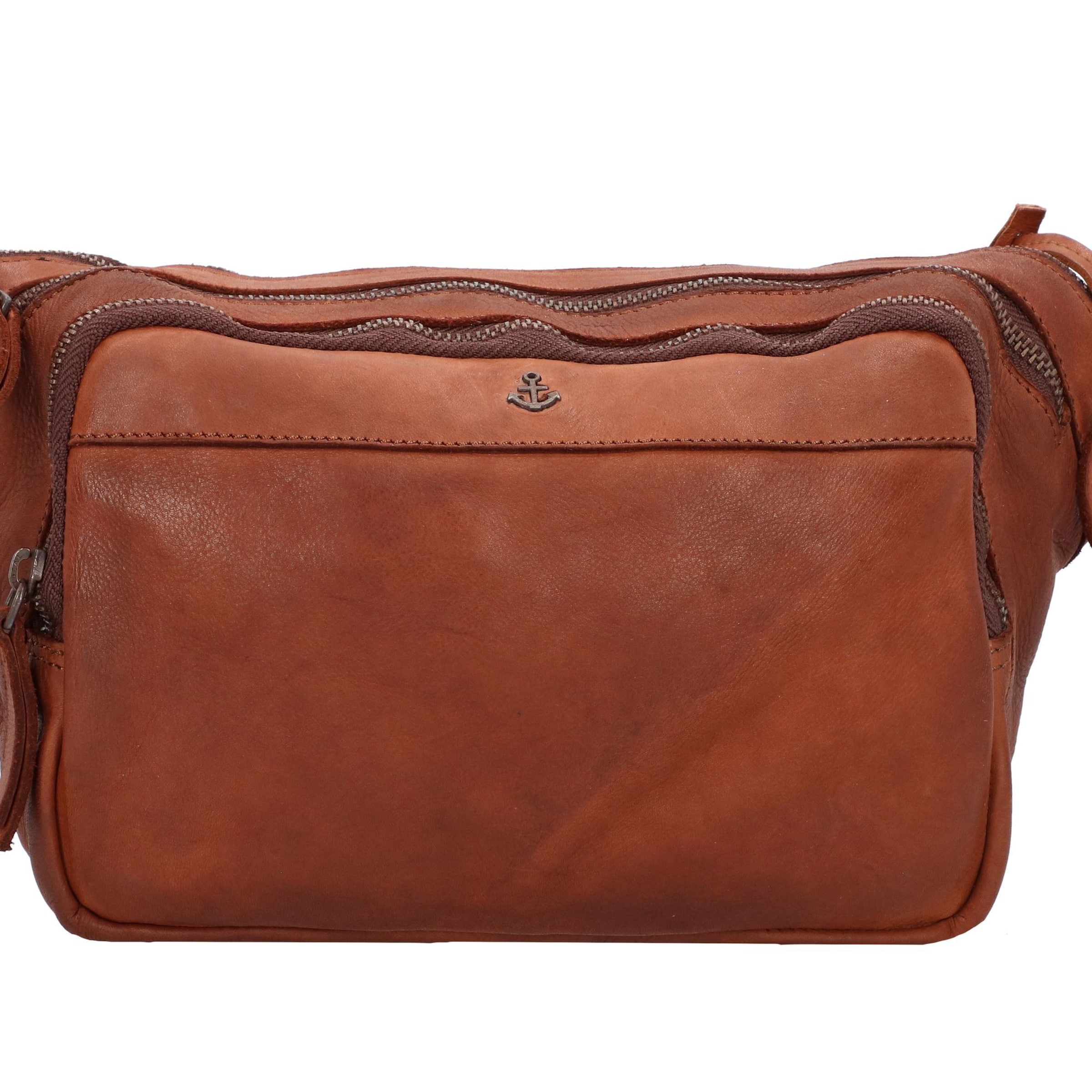 Borsa a tracolla Harbour 2nd di colore marrone, Visualizzazione prodotti