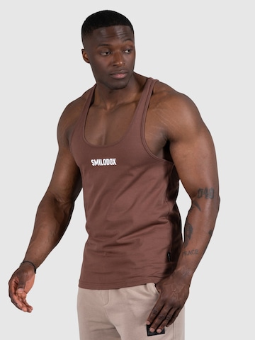 T-Shirt 'Paul' Smilodox en marron